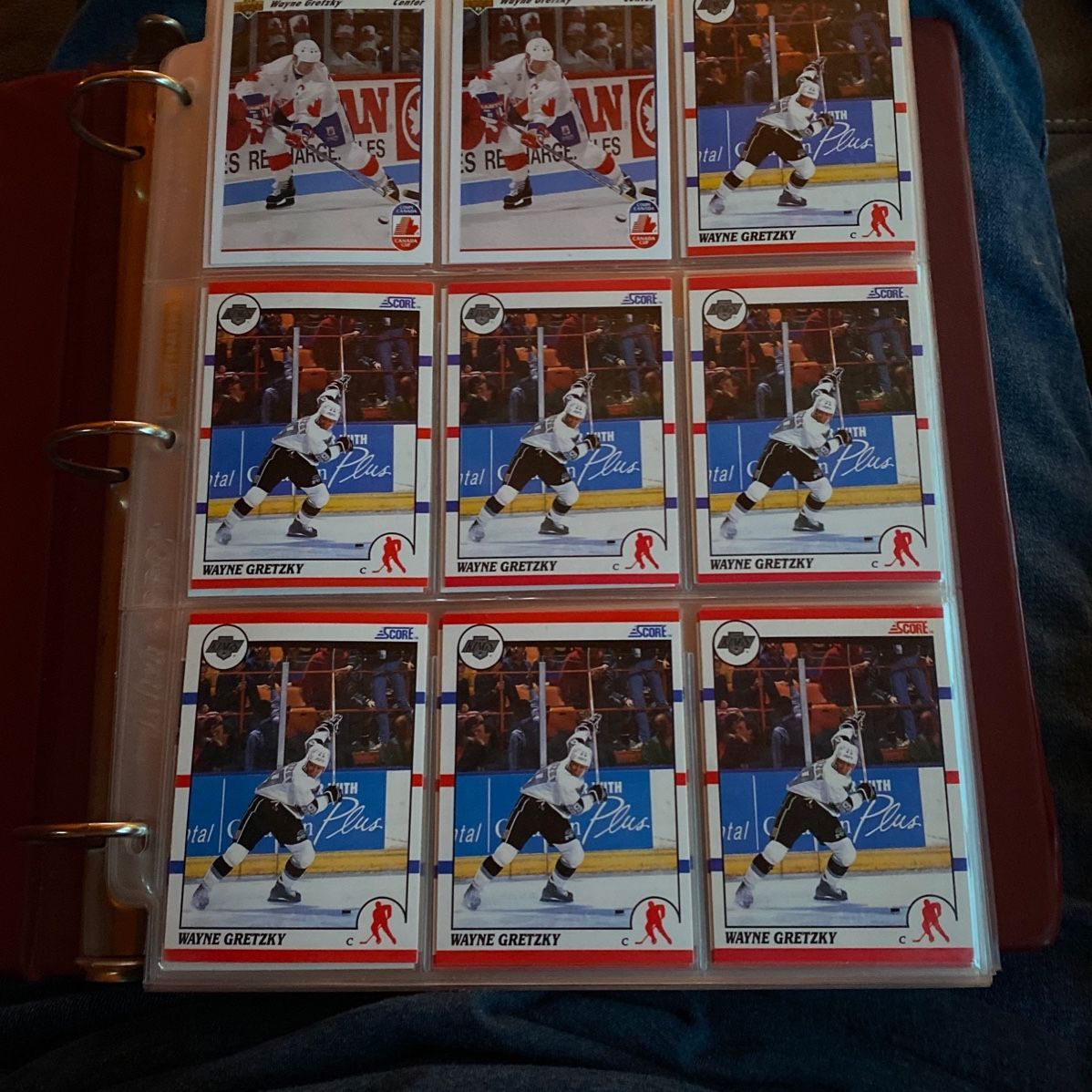 Over 550 1990’s Hockey Cards Binder Rookies, Etc
