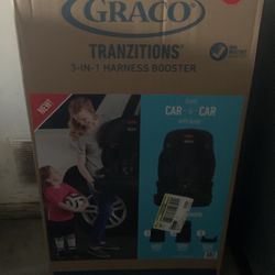 Graco 3-in-1 harness booster.
