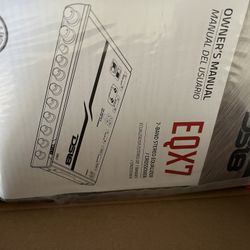 Ds18 7 Band Equalizer Blue And Red Display Light 