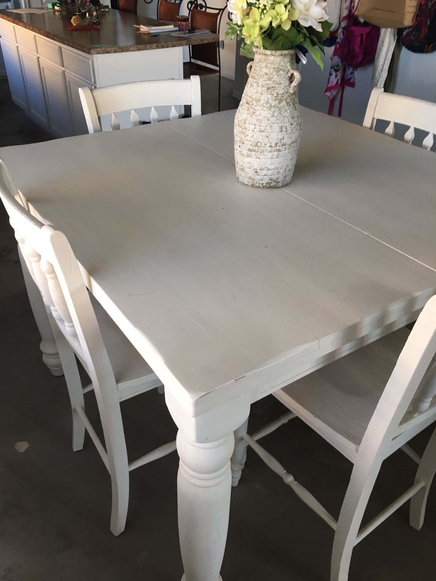 Refurbished dining room table