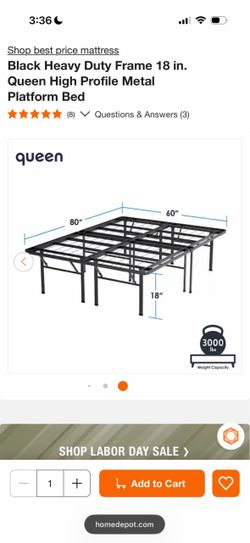 Queen Bed Frame No Box Spring Needed