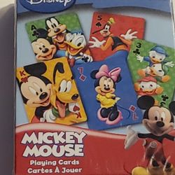 Mickey Mouse And Friends Playing Cards