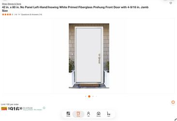 ¡Claro! Con la información de las fotos, te recomiendo anunciarla así para Facebook Marketplace: 🚪 FRONT DOOR / PUERTA DE ENTRADA — $800 42” x 80”