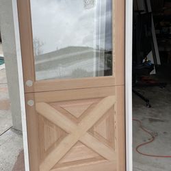 Beautiful Douglas Fir 36”x80” Dutch Door