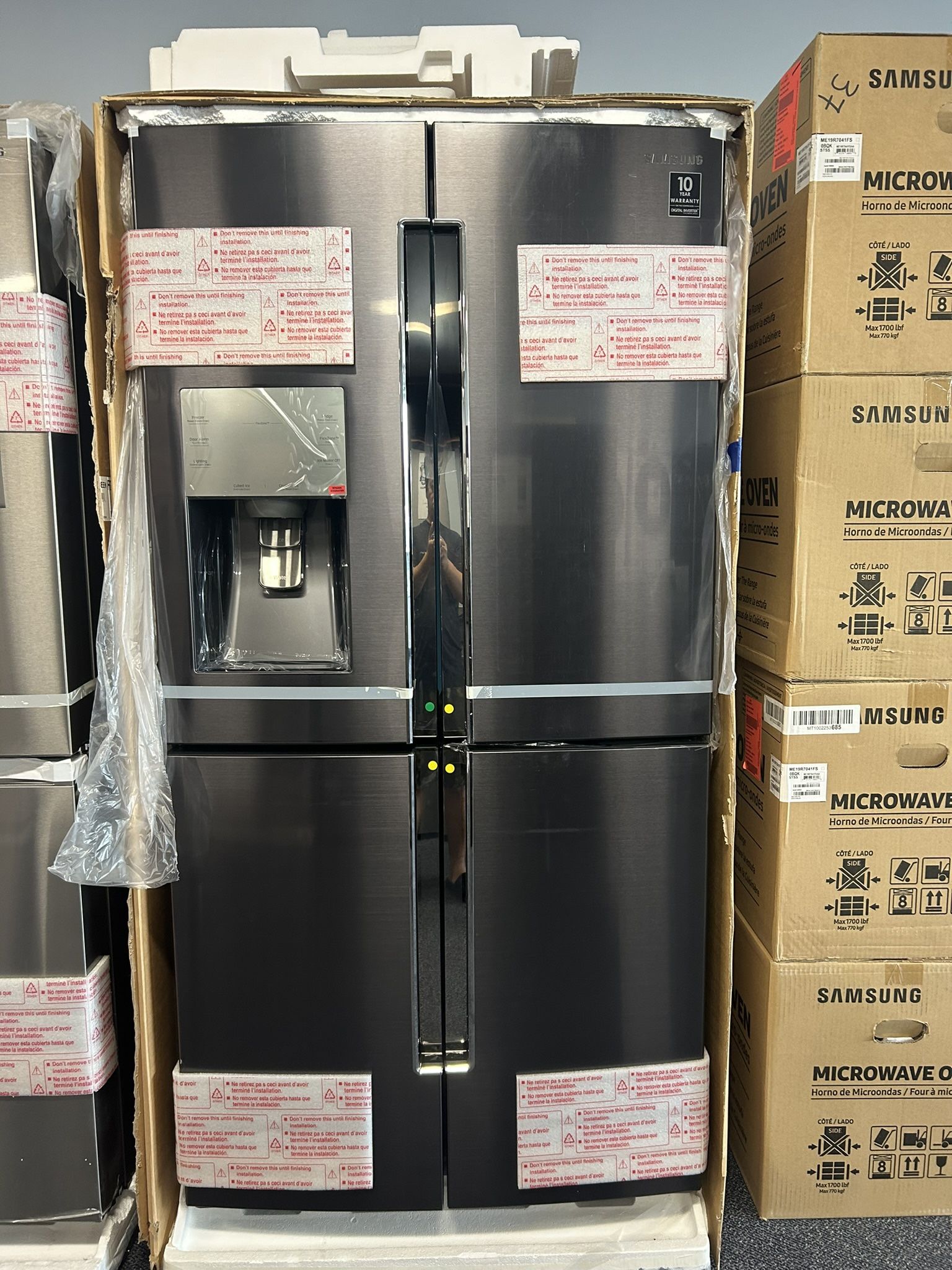 Samsung Black Stainless 4 Doors Refrigerator