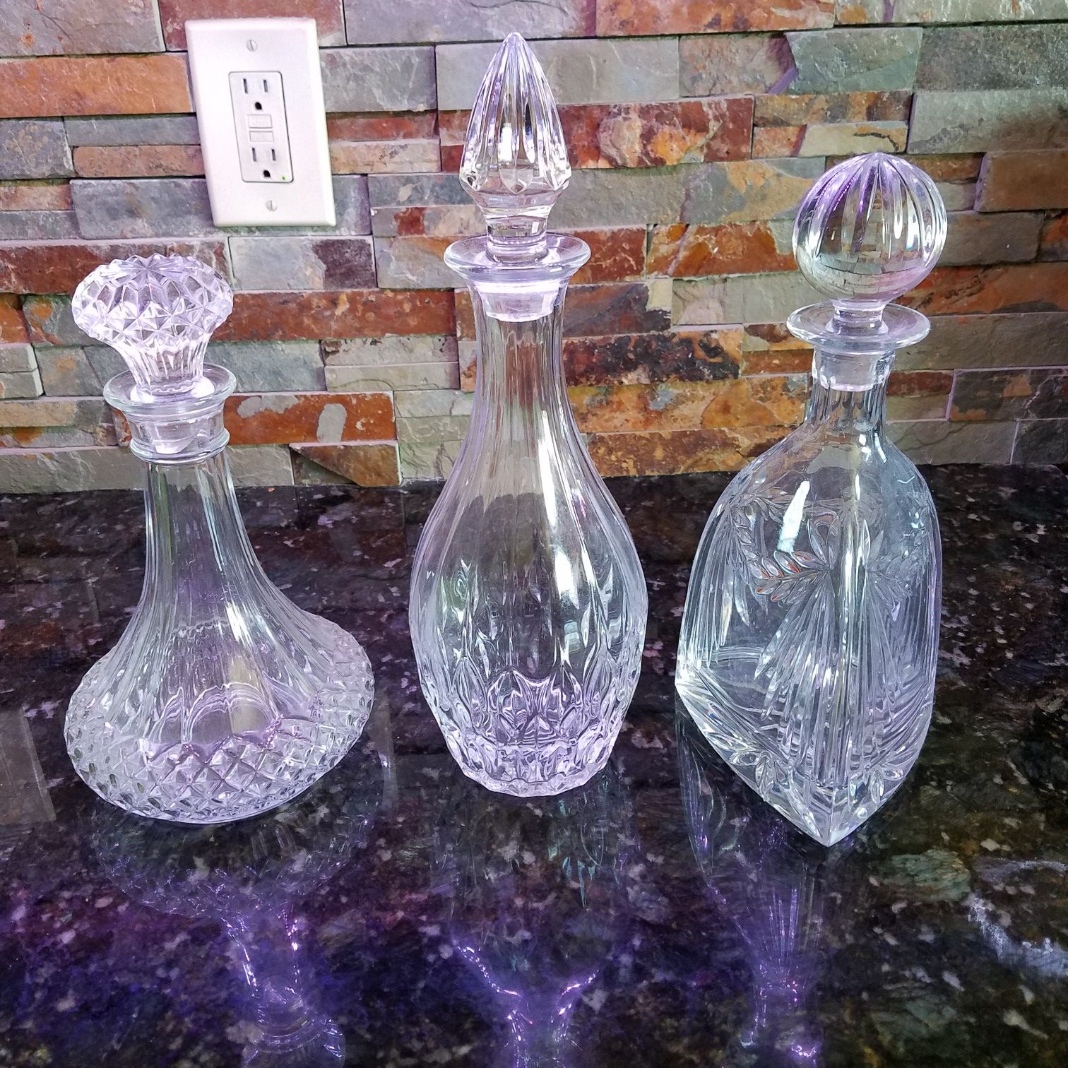 Crystal decanters