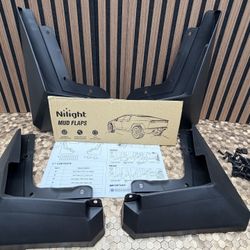 Brand New Nilight Mud Flaps Splash Guards for Tesla Cybertruck 2023 2024 2025 2026 No Drilling Precision Fit Exterior Accessories Heavy-Duty SKU541