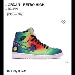 J Balvin X Air Jordan 1