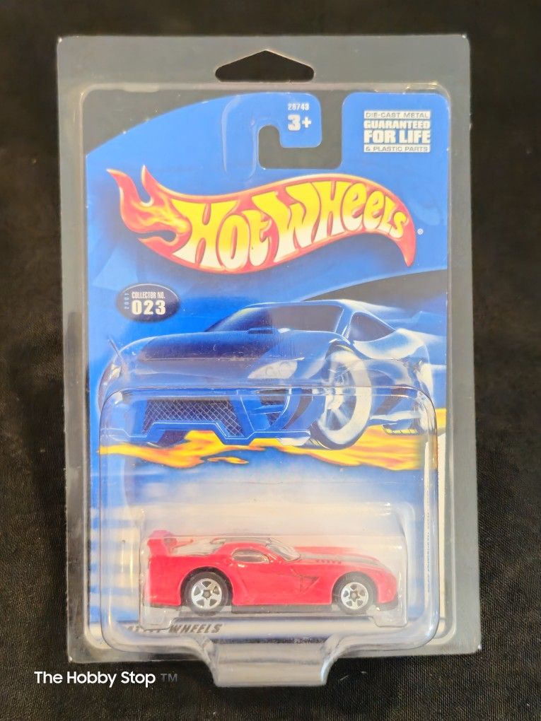 2001 Hot Wheels 🔥 🛞 $15 Dodge Viper Includes Protective Display Case