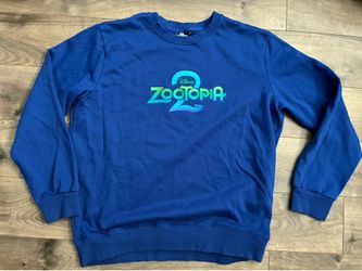 Disney Sweater Zootopia 2 Sweatshirt Promo Pullover XXL 2XL Crewneck Movie