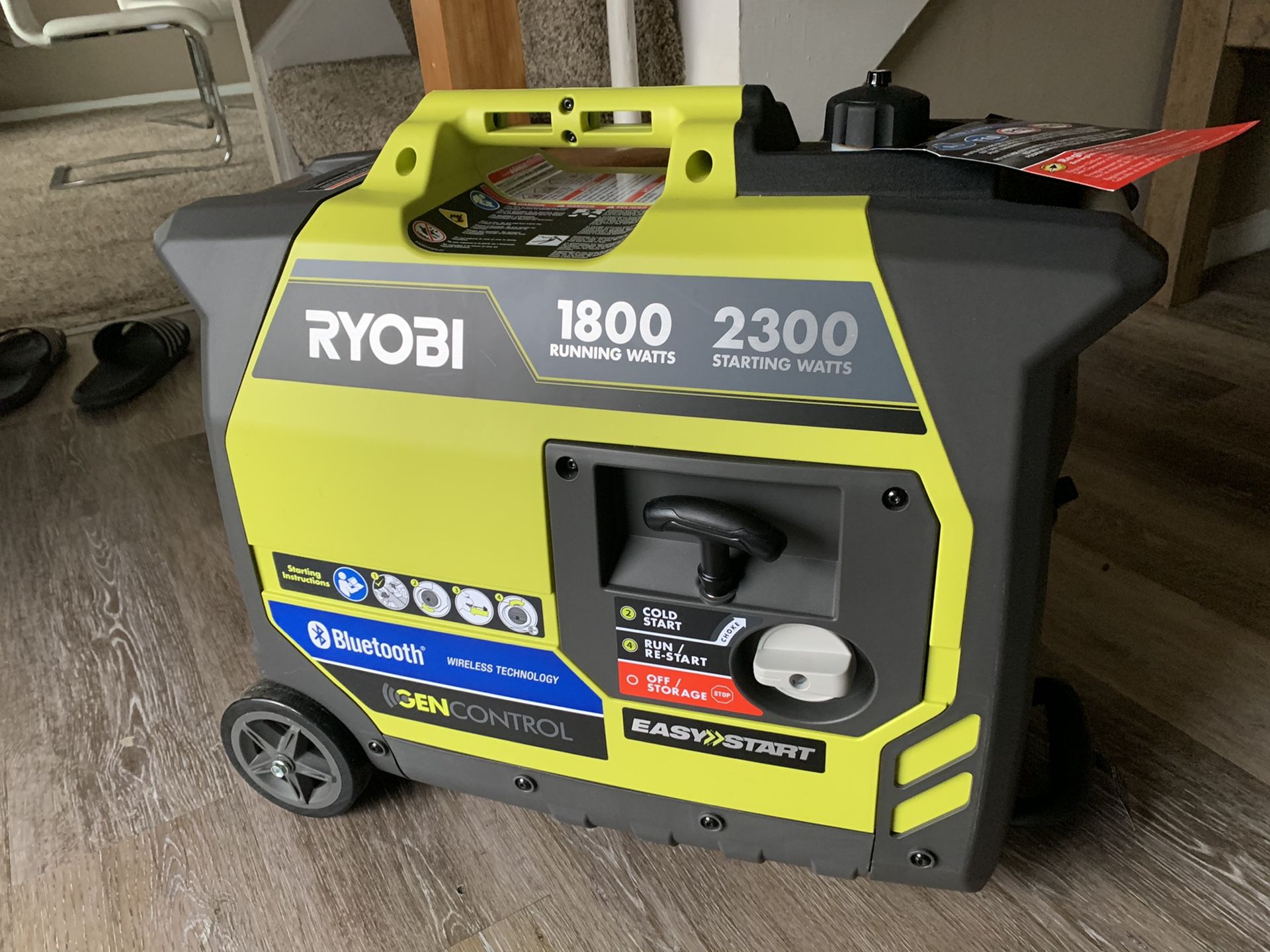 New Ryobi 2300w generator