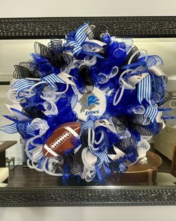 Detroit Lions Wreath