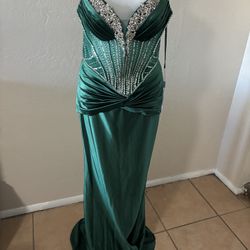 Emerald Green Dress