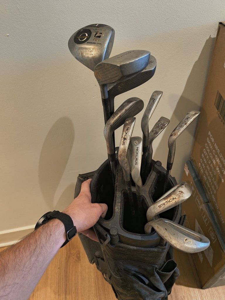 Nick Laus Gold Clubs