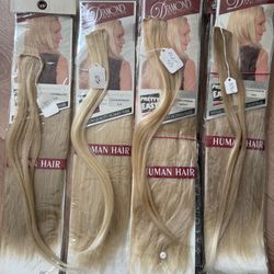 Clip On Human Hair Extensions