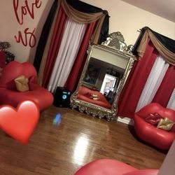 Bocca Lip Shaped Sofa 3 Piece Set