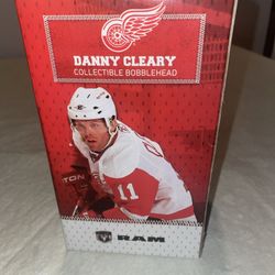 Nib Dan Cleary BobbleHead Sga Jla Detroit Red wings Vintage Bobble Head Nhl