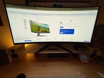 Alienware - AW3423DWF 34" QD-OLED Curved Gaming Monitor