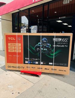 65 Inch TCL 4K QLED MINI LED TV SMART