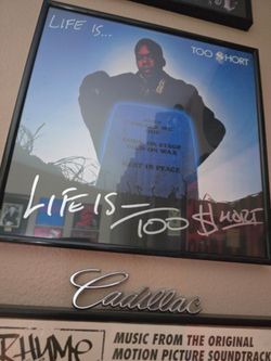 Too Short Autographed Re Press Lp Gem Mint.