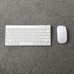Apple keyboard and mouse
