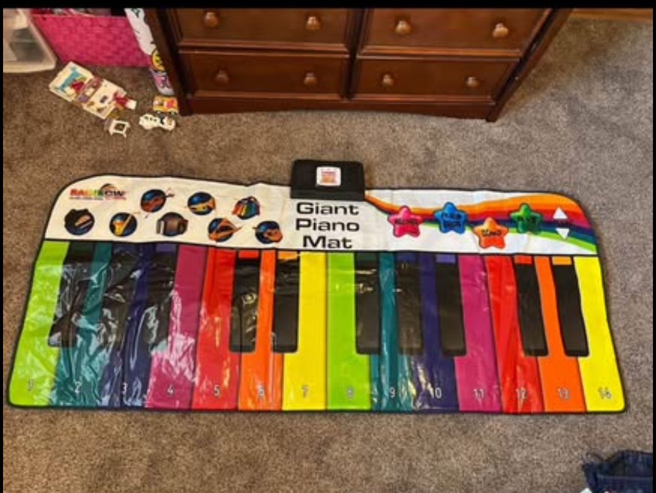 Giant Foot Piano Mat 