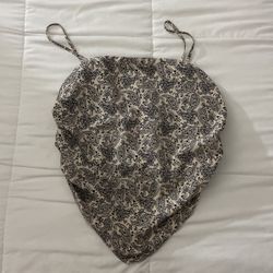 Paisley Crop Top Shirt