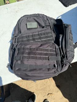 Black Tactical Backpack