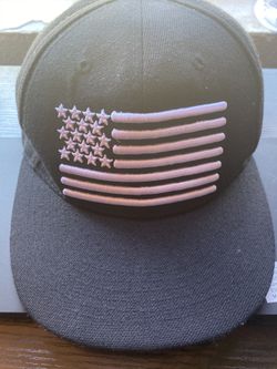 Black And White Snap Back Hat (kids Size)