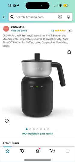 Crownful 5 in 1 Milk Frother