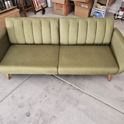 Convertible Sofa Futon Mid-century Style 