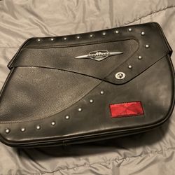 Boulevard Suzuki saddle bag right side only leather