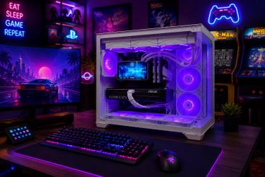 RTX 5060 Ti Gaming PC | i5-10600K | 32GB RAM | 1TB NVMe | White RGB