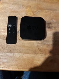 Apple TV box with remote no power cord as is