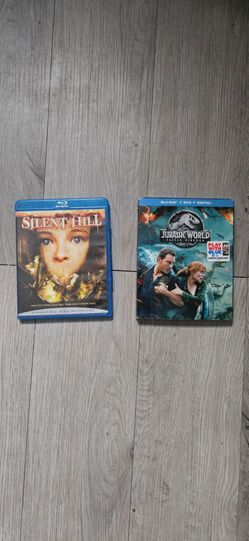 Silent hill and jurassic world fallen kingdom bluray movies