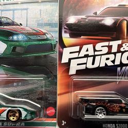 Hot Wheels Toyota Supra Honda S2k 