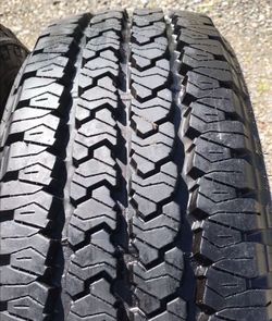(TWO) Firestone Transforce AT Tires LT245 70 17, Load range E, 10 ply tires