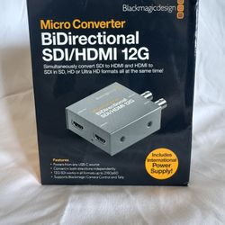 Blackmagic BiDirectional SDI/HDMI 12G – Open Box