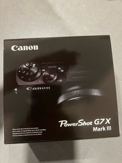Canon PowerShot G7X Mark iii Black
