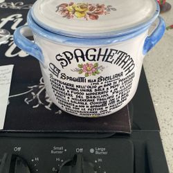 Collectible Ceramic Spaghetti Bowl