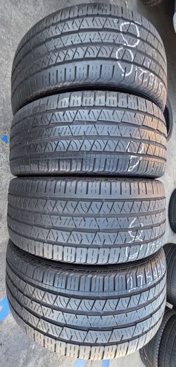 4 USED TIRES CONTINENTAL 275/45/21