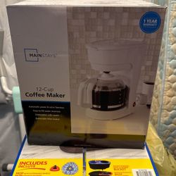 Mainstays 12-Cup Coffee Maker (White)