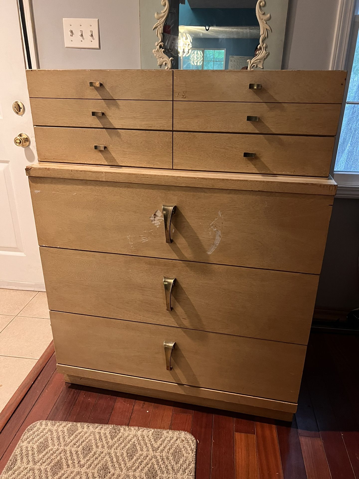 Solid Wood Dresser Chest MCM