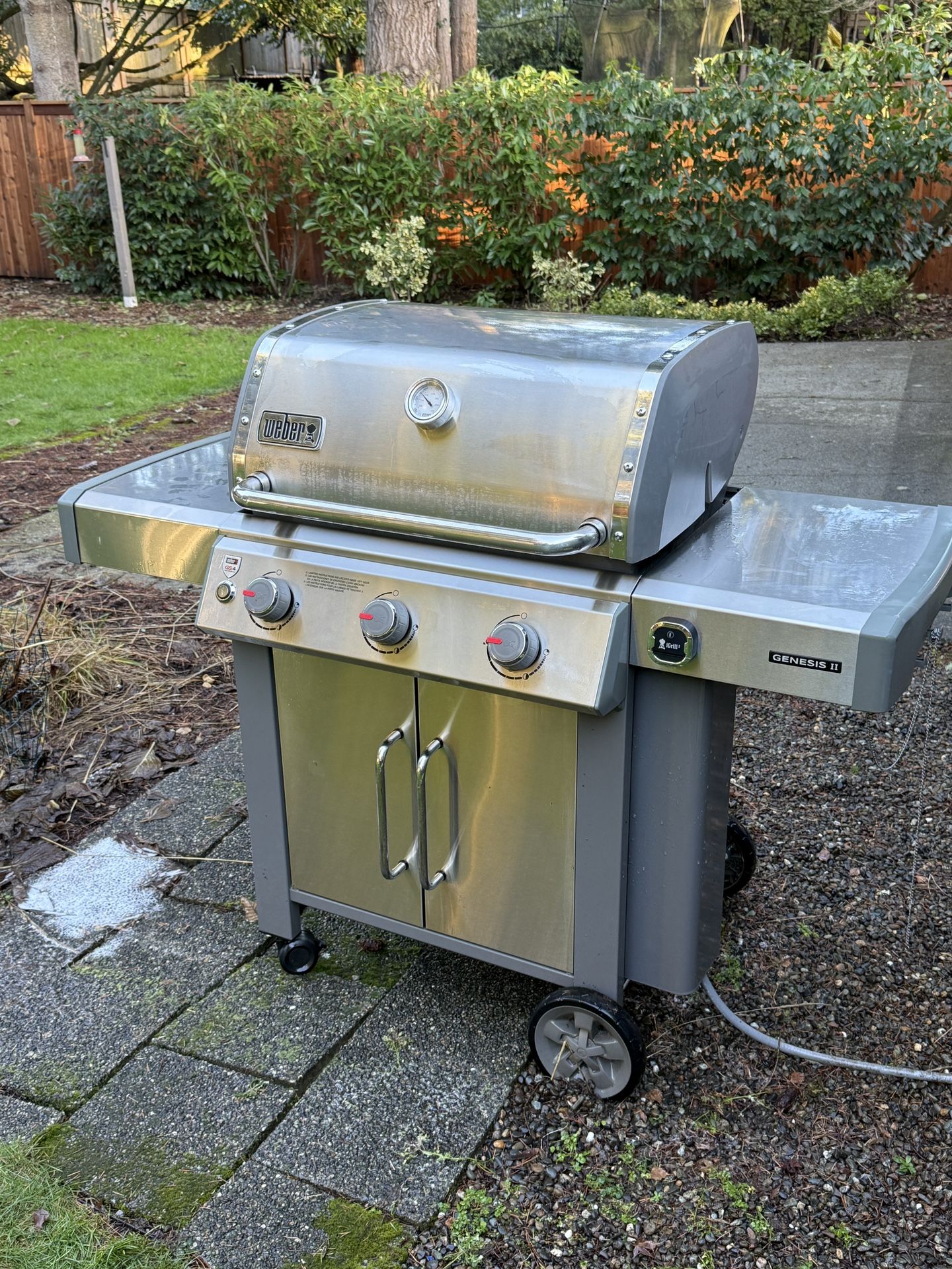 Weber Genesis II S-315 natural gas grill – stainless steel