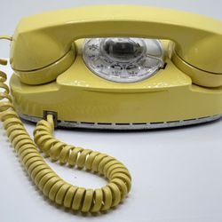 VTG Yellow Princess Rotary Phone