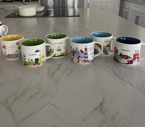 State & Regional Souvenir Cups Bundle (6 pcs)