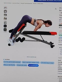 FF Finer Form Adjustable Weight Bench