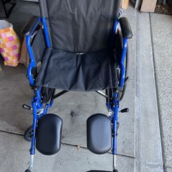 Drive  Blue Streak Lightweight Foldable Wheelchair