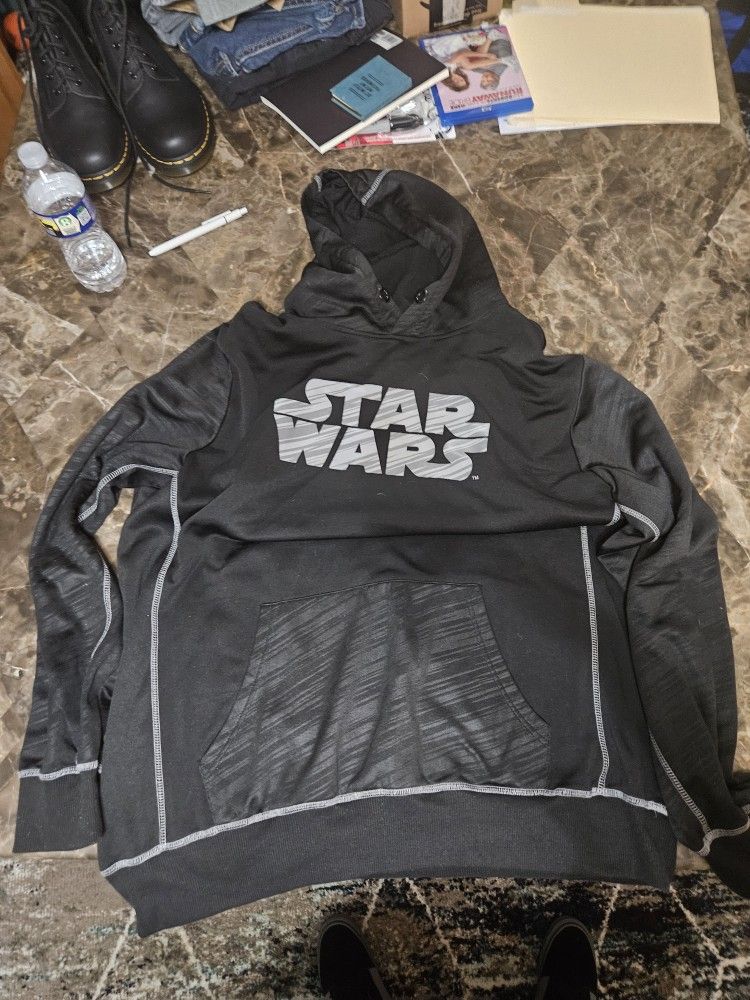 Genuine Star Wars Black Pullover Hoodie Sweatshirt Xxl