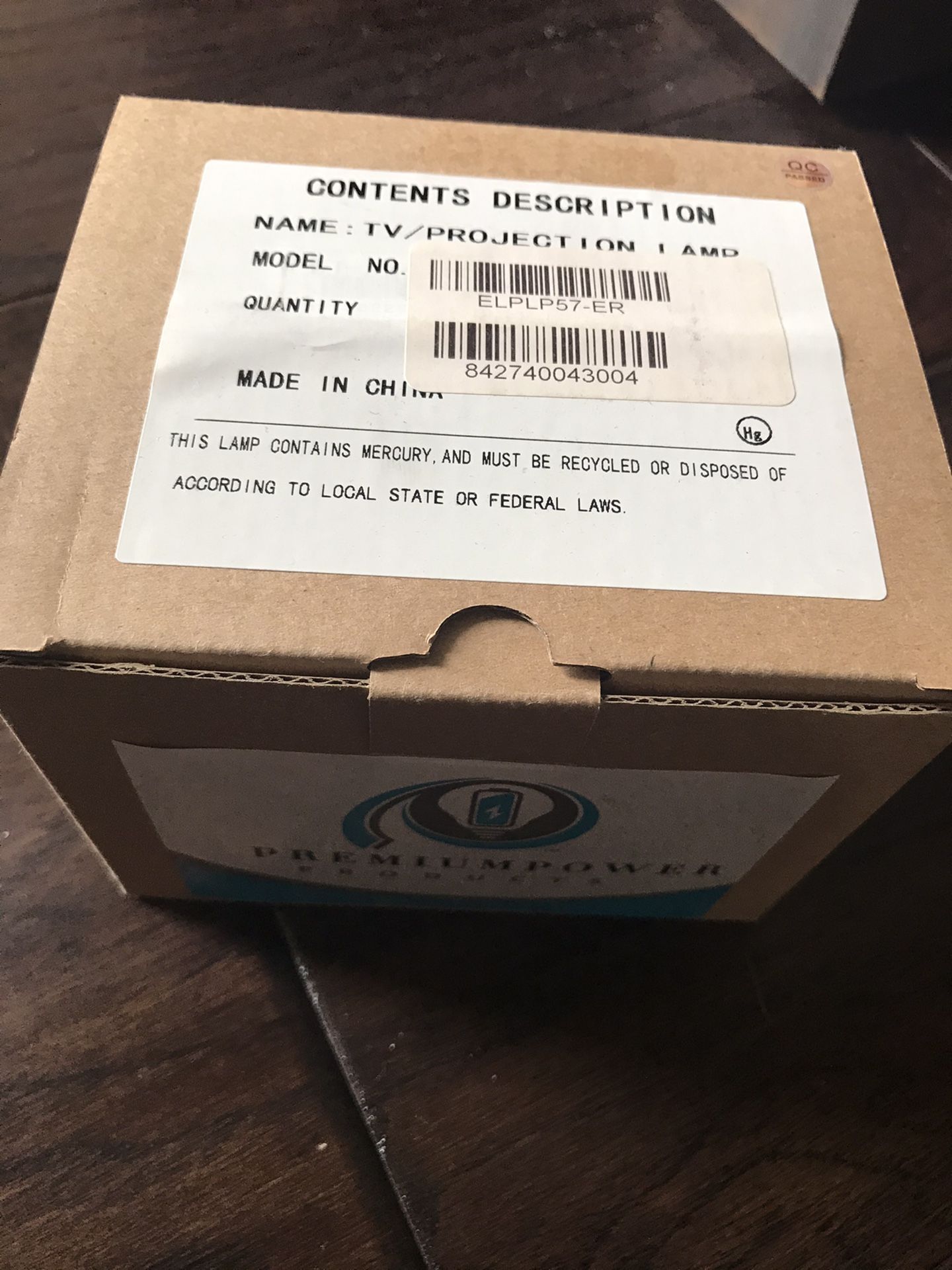 TV/Projector lamp